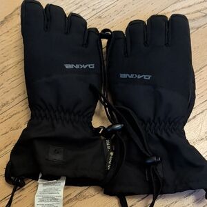 Dakine Black Kids Mittens - Kids 8-10